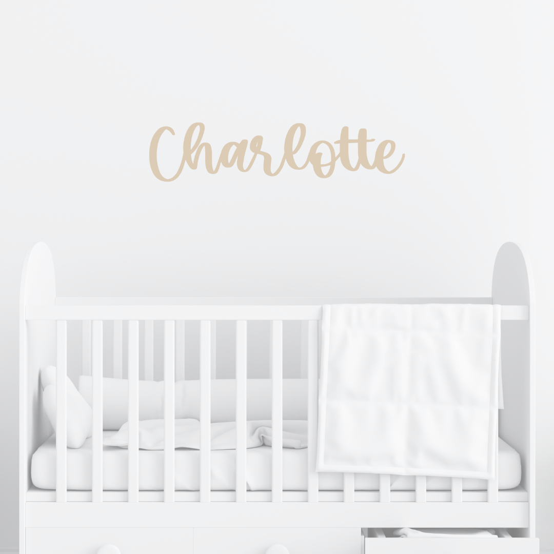 Baby Nursery Kids Room Name Sign | Personalised Signage | The Jomu Co ...