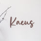 XANDER Calligraphy Name Signage (Baby/Kids Room Name Sign)