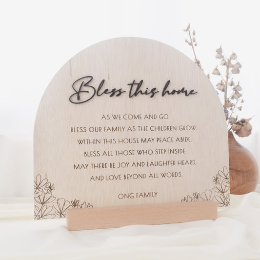 Botanics Home Blessing Sign (Arch)