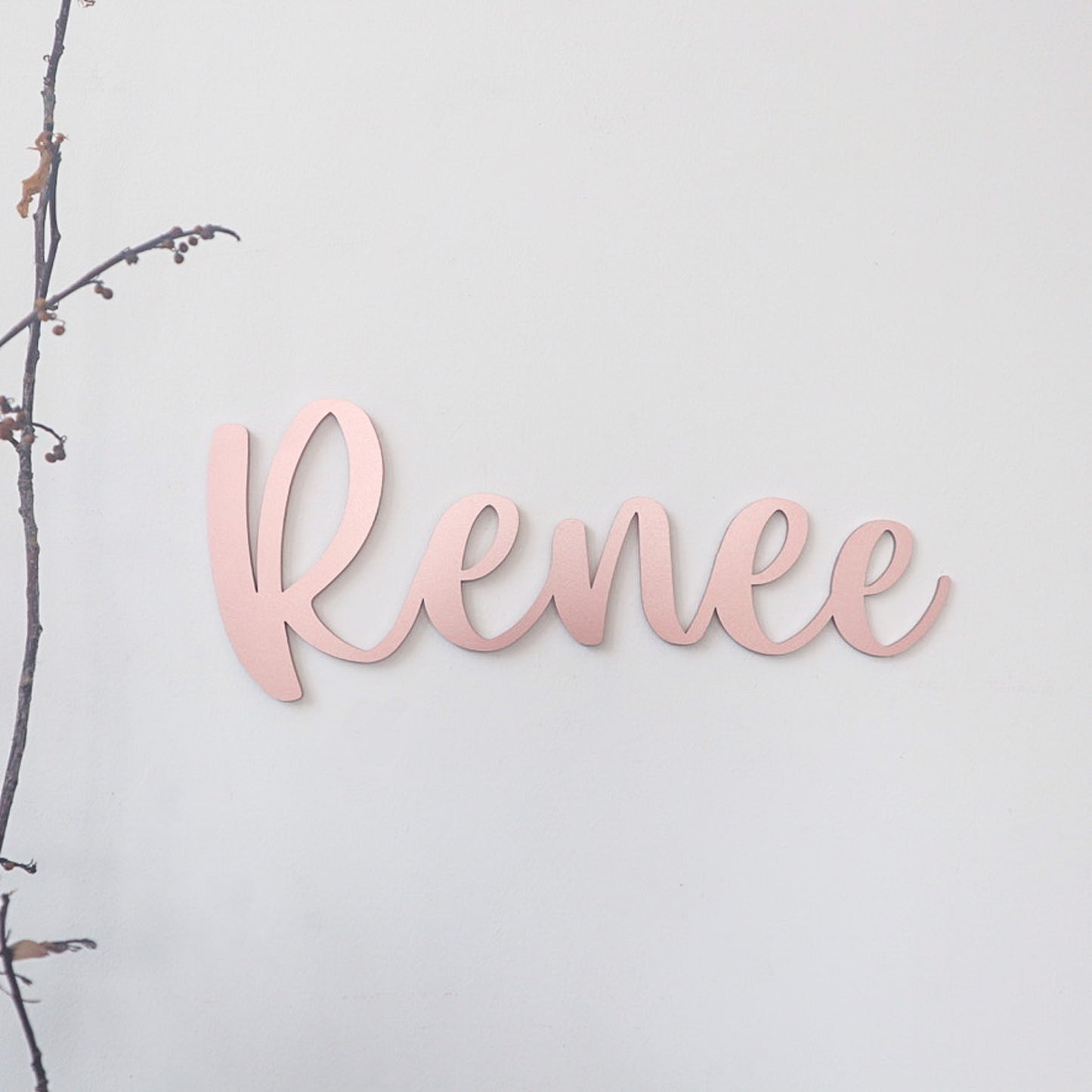 Minimalist Calligraphy Name Signage (Baby Name Sign)