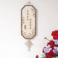 ABUNDANCE Home Blessing Sign with Tassel (Vertical)