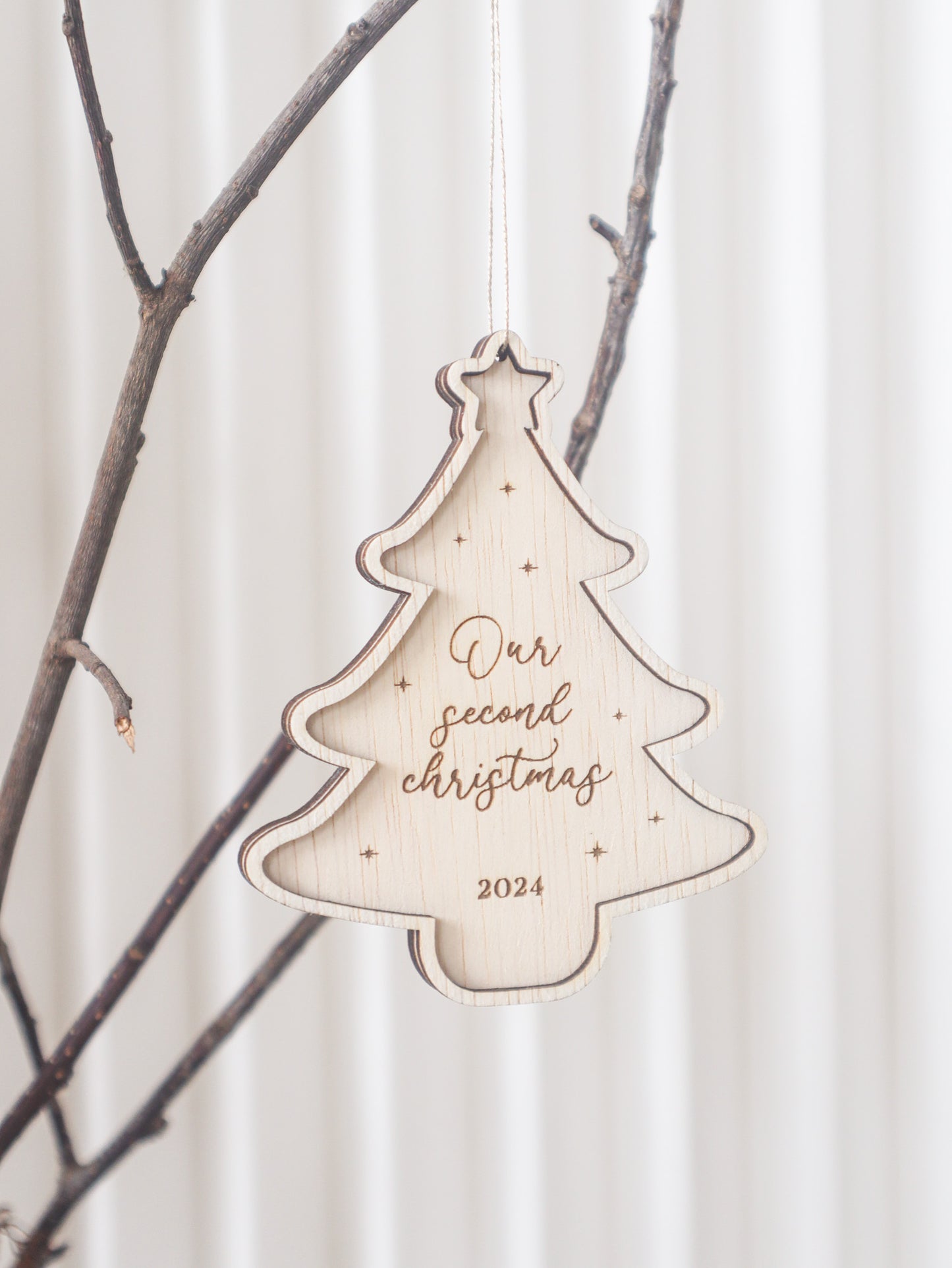 HYGGE Christmas Tree Milestone Ornament