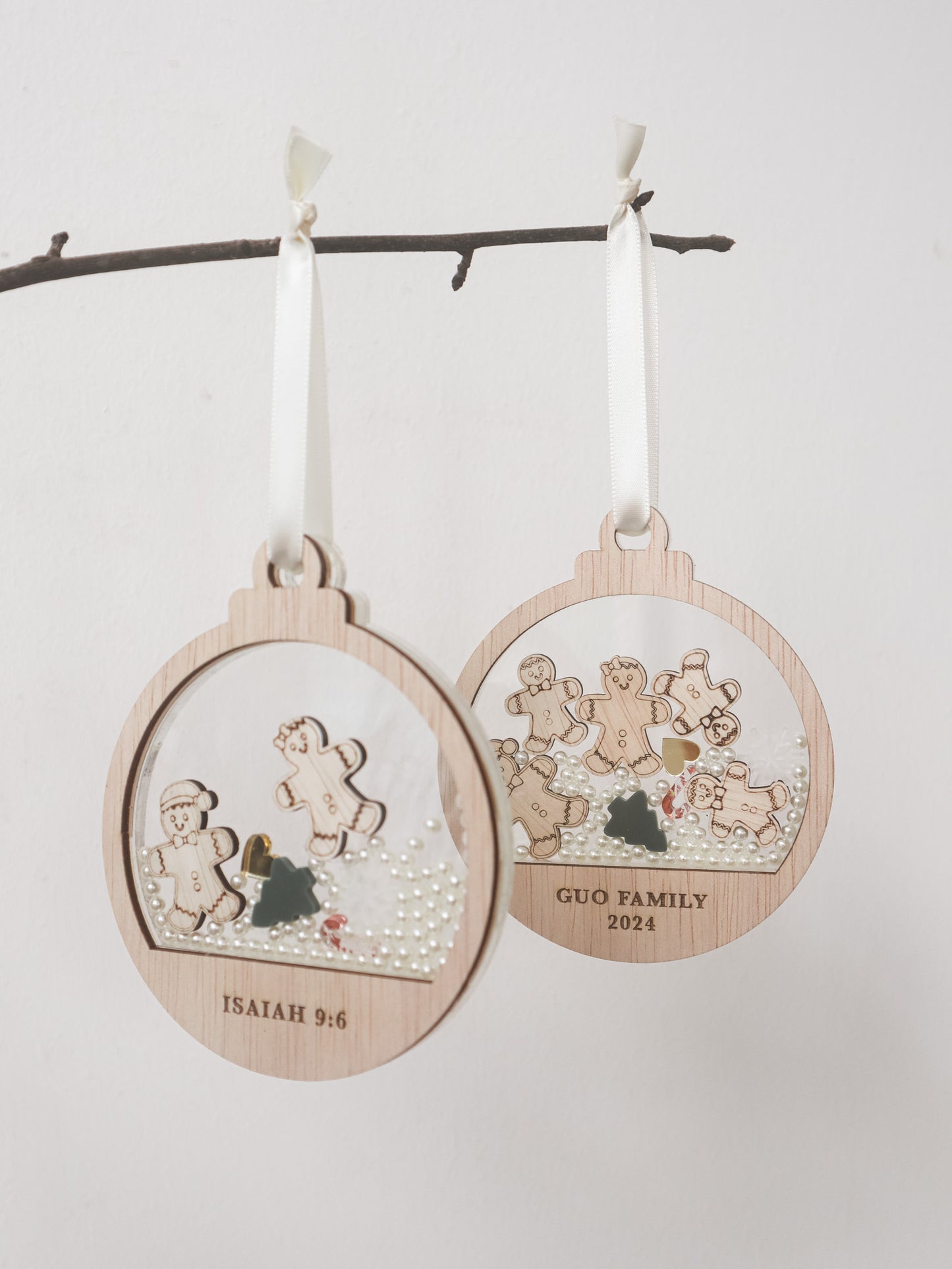 GRACE Christmas Shaker Ornament