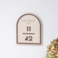 CHLOE Unit Number Sign (with engraved small text)