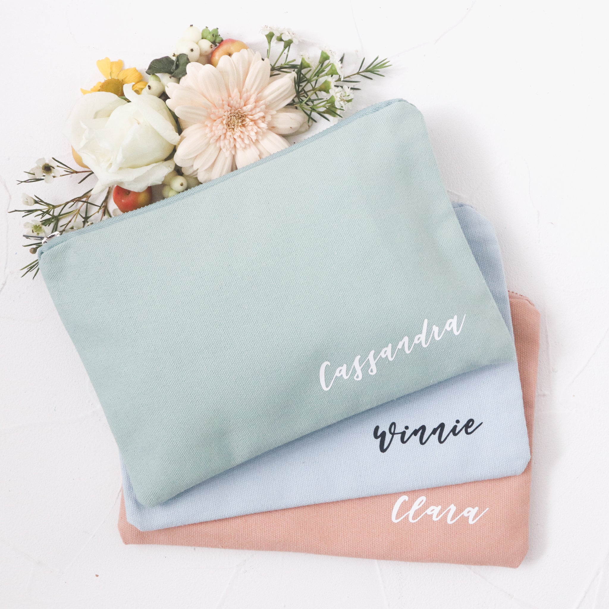 DAWN Personalised Travel Pouches 6 colours